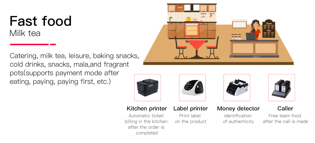 PTKSAI-Best Restaurant Cash Register And Pos Barcode Scanner On Ptksai-6