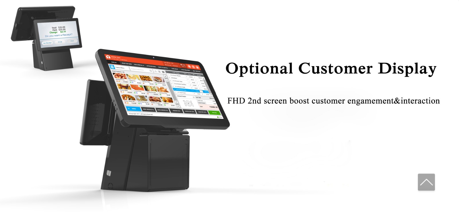 PTKSAI-Windows All in one POS Terminal with Integrated Thermal Printer-3