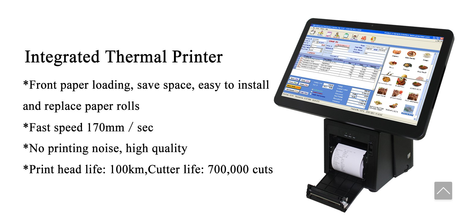 PTKSAI-Windows All in one POS Terminal with Integrated Thermal Printer-4