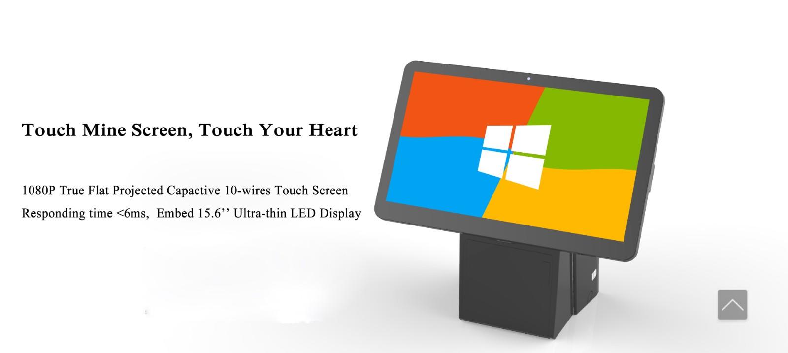PTKSAI-Windows All in one POS Terminal with Integrated Thermal Printer-2